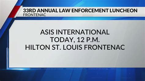 33rd annual Law Enforcement Luncheon today